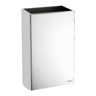 510465P-Poubelle inox rectangulaire murale, 20 litres